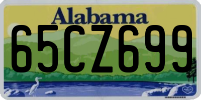 AL license plate 65CZ699