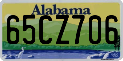 AL license plate 65CZ706
