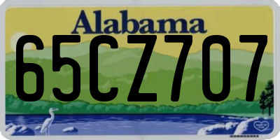 AL license plate 65CZ707