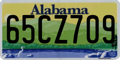 AL license plate 65CZ709