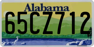 AL license plate 65CZ712