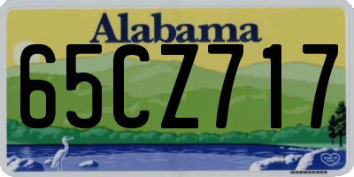 AL license plate 65CZ717