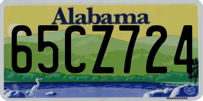 AL license plate 65CZ724