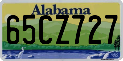 AL license plate 65CZ727