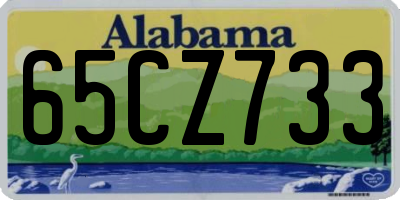AL license plate 65CZ733