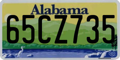 AL license plate 65CZ735