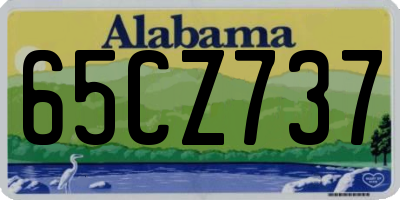 AL license plate 65CZ737
