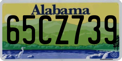 AL license plate 65CZ739