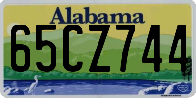 AL license plate 65CZ744