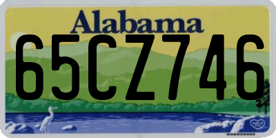 AL license plate 65CZ746