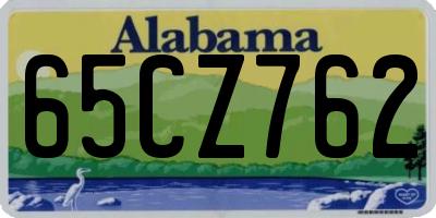 AL license plate 65CZ762