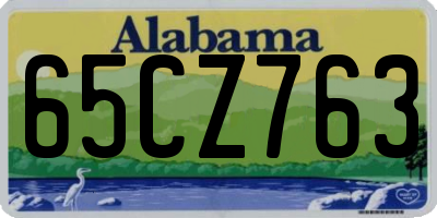 AL license plate 65CZ763