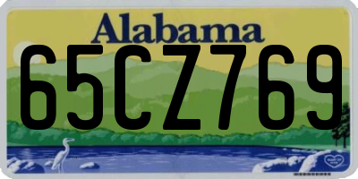 AL license plate 65CZ769
