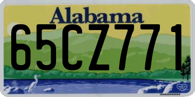 AL license plate 65CZ771