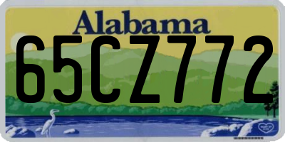 AL license plate 65CZ772