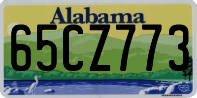 AL license plate 65CZ773