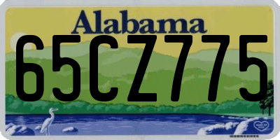 AL license plate 65CZ775