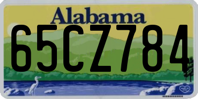 AL license plate 65CZ784