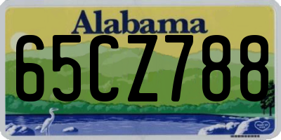 AL license plate 65CZ788