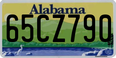 AL license plate 65CZ790