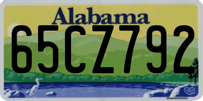 AL license plate 65CZ792