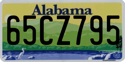AL license plate 65CZ795