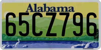 AL license plate 65CZ796