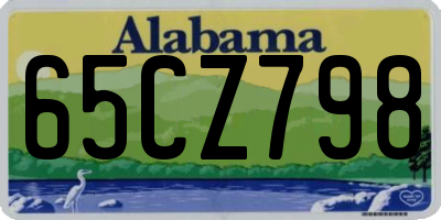 AL license plate 65CZ798