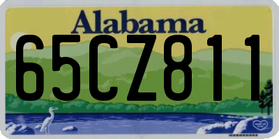 AL license plate 65CZ811