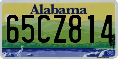 AL license plate 65CZ814