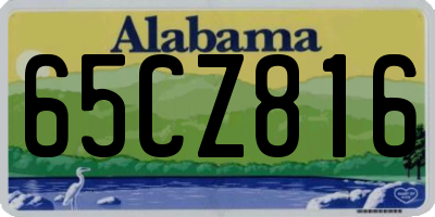 AL license plate 65CZ816