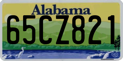 AL license plate 65CZ821
