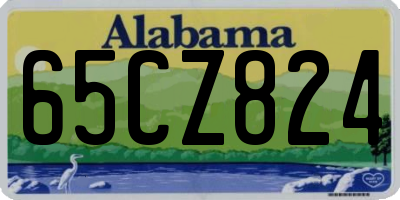 AL license plate 65CZ824