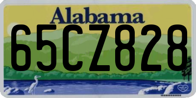 AL license plate 65CZ828
