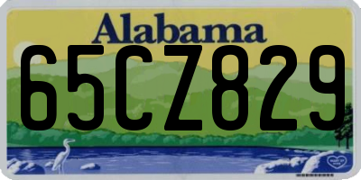 AL license plate 65CZ829