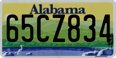 AL license plate 65CZ834