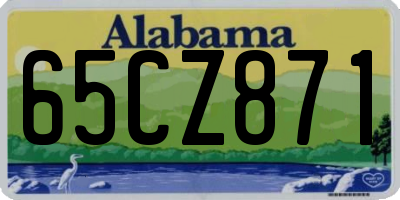 AL license plate 65CZ871
