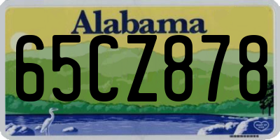 AL license plate 65CZ878