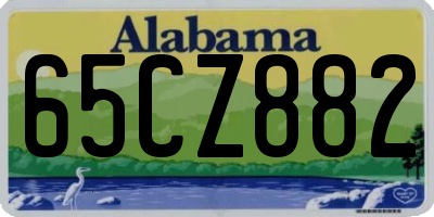 AL license plate 65CZ882