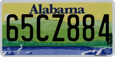 AL license plate 65CZ884