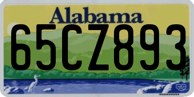 AL license plate 65CZ893