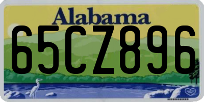 AL license plate 65CZ896
