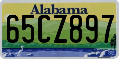 AL license plate 65CZ897