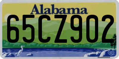 AL license plate 65CZ902