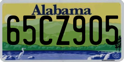 AL license plate 65CZ905