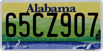 AL license plate 65CZ907