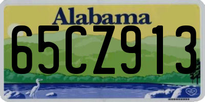 AL license plate 65CZ913