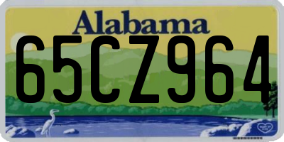 AL license plate 65CZ964