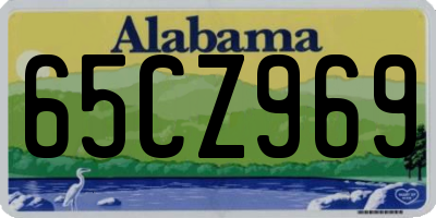AL license plate 65CZ969