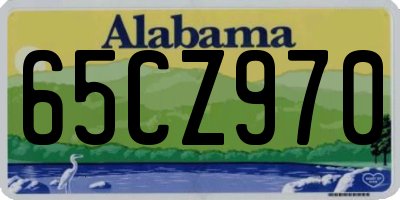 AL license plate 65CZ970